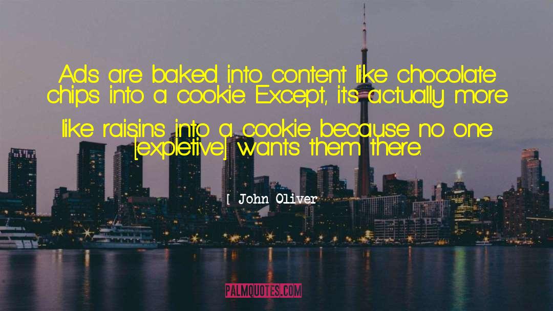 John Oliver Quotes: Ads are baked into content