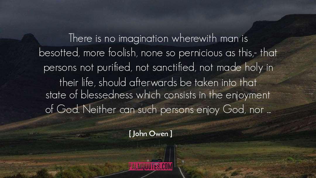 John Owen Quotes: There is no imagination wherewith