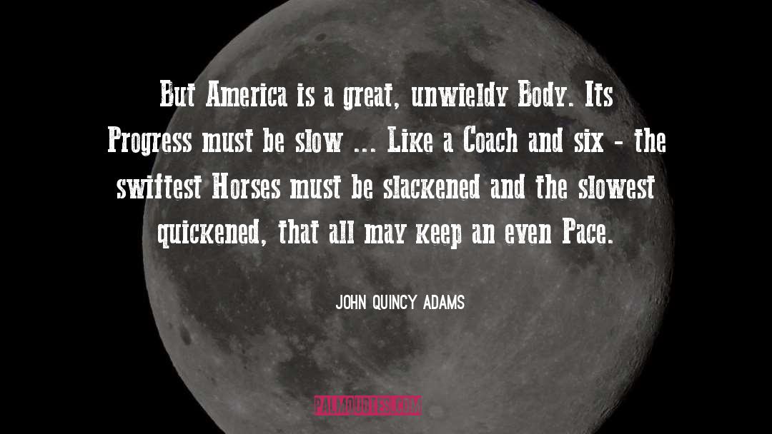 John Quincy Adams Quotes: But America is a great,