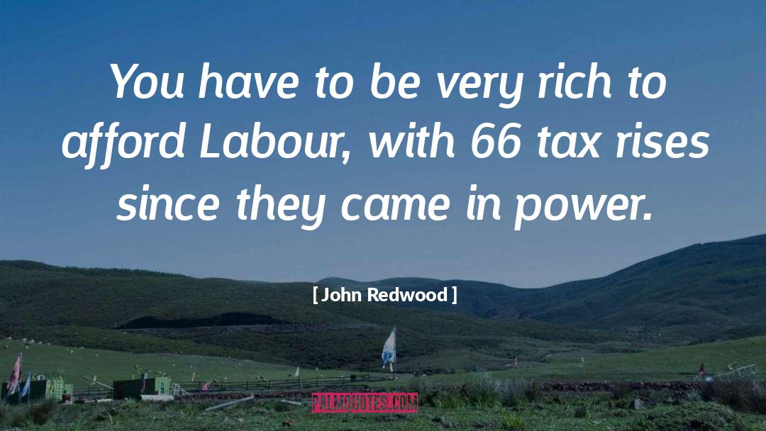 John Redwood Quotes: You have to be very