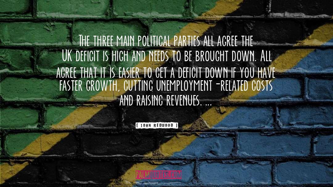 John Redwood Quotes: The three main political parties