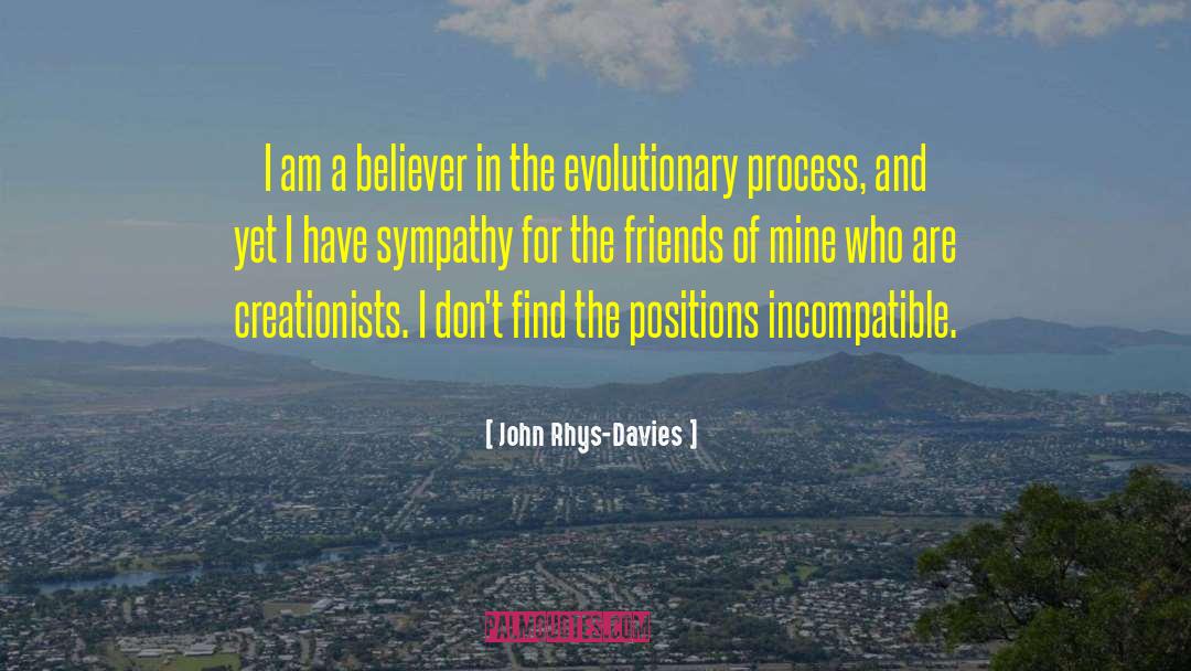 John Rhys-Davies Quotes: I am a believer in