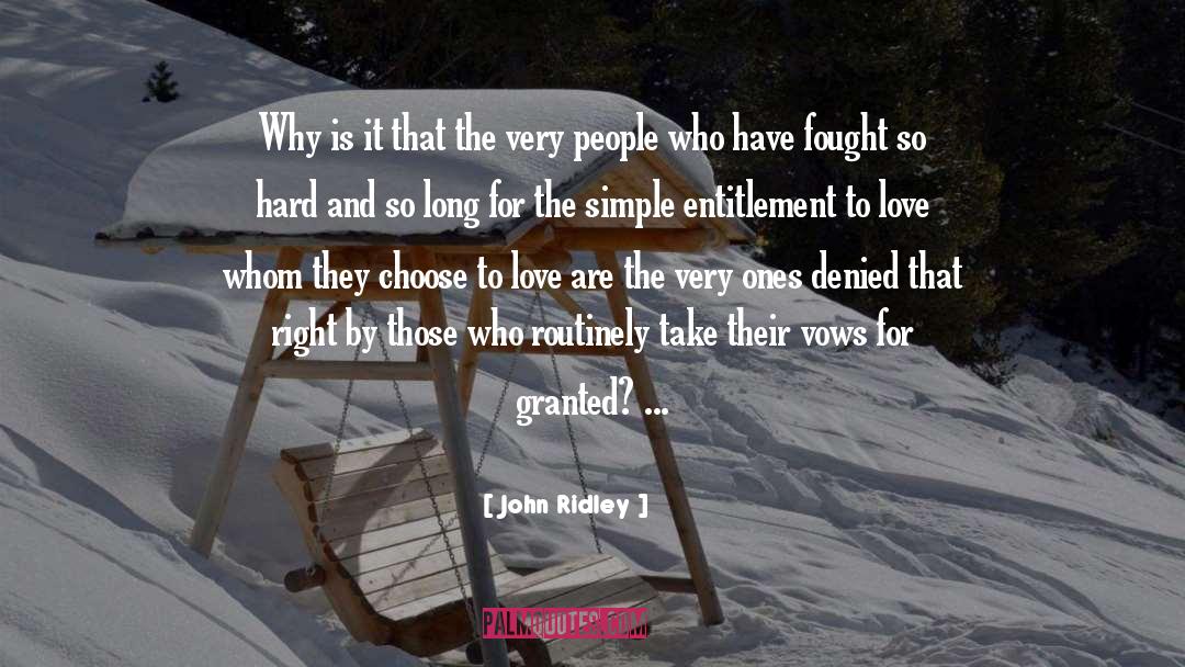 John Ridley Quotes: Why is it that the