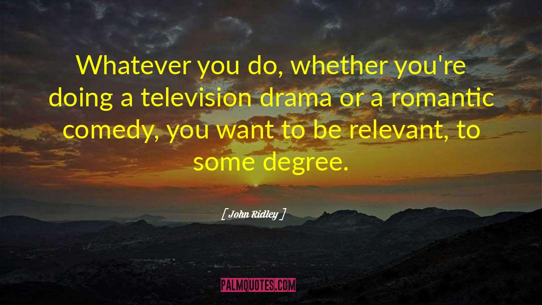 John Ridley Quotes: Whatever you do, whether you're