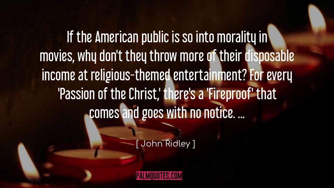 John Ridley Quotes: If the American public is