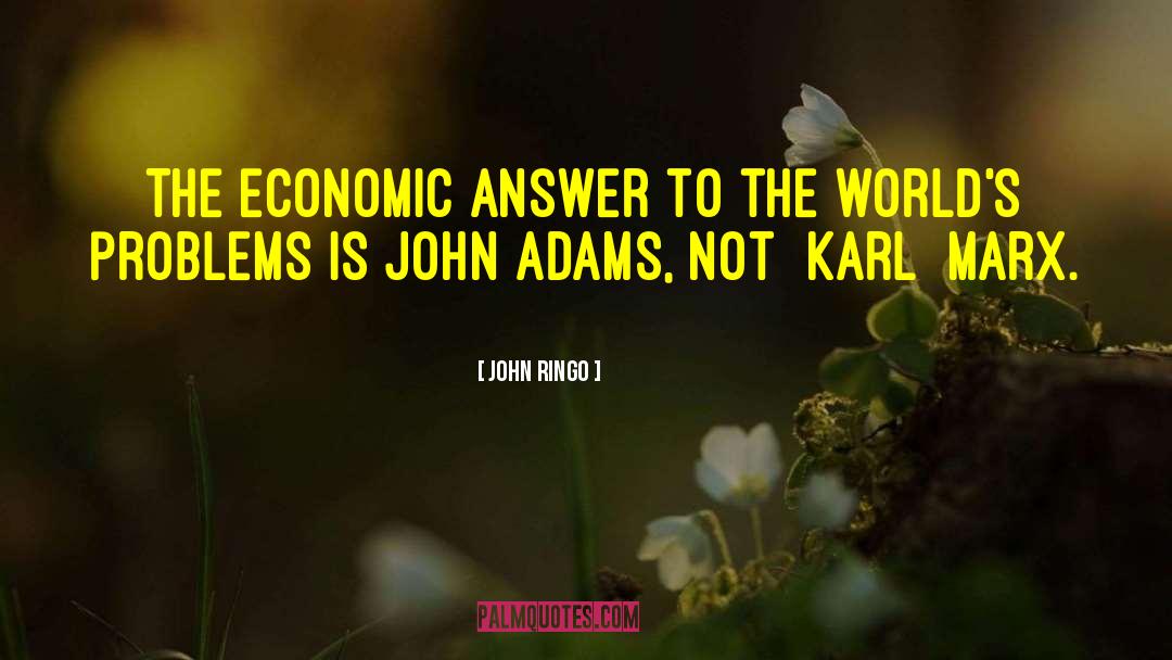 John Ringo Quotes: The economic answer to the
