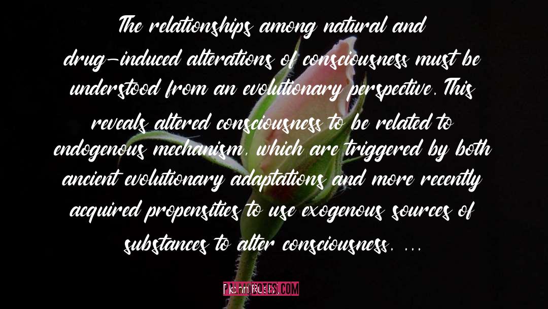 John Rush Quotes: The relationships among natural and