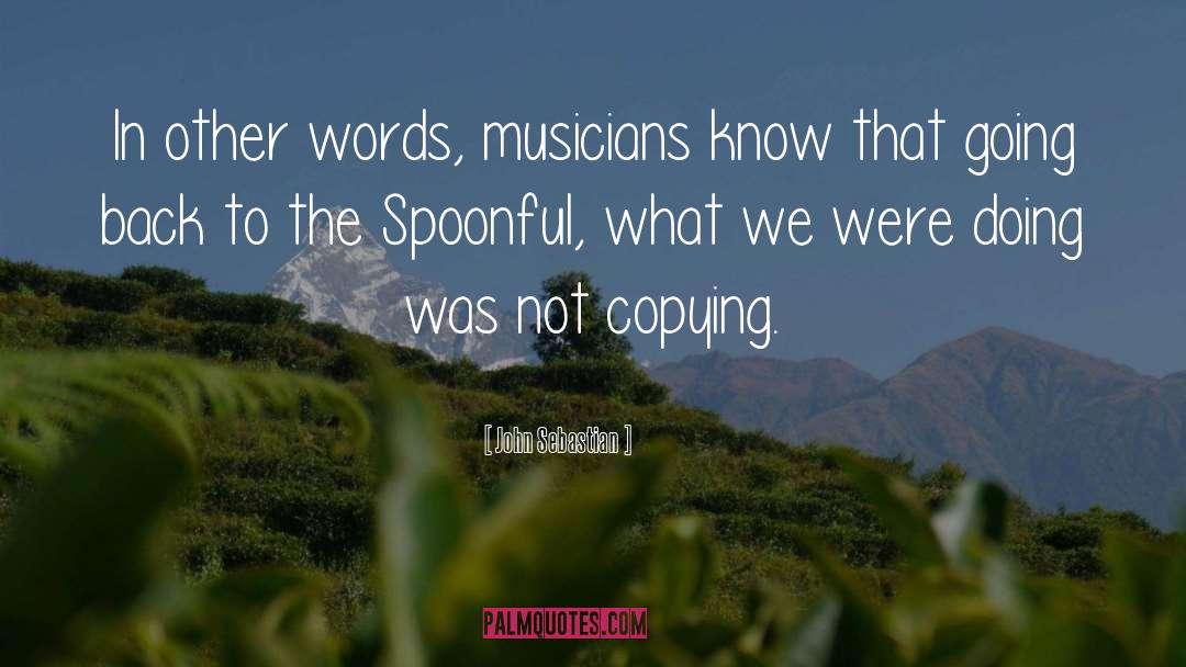 John Sebastian Quotes: In other words, musicians know