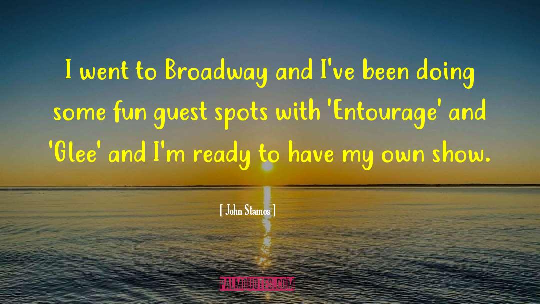 John Stamos Quotes: I went to Broadway and