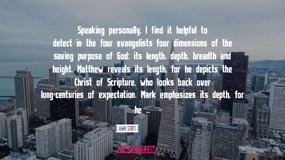 John Stott Quotes: Speaking personally, I find it