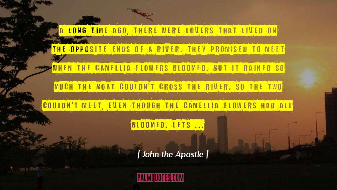 John The Apostle Quotes: A long time ago, there