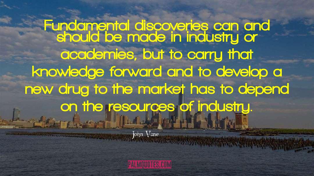 John Vane Quotes: Fundamental discoveries can and should