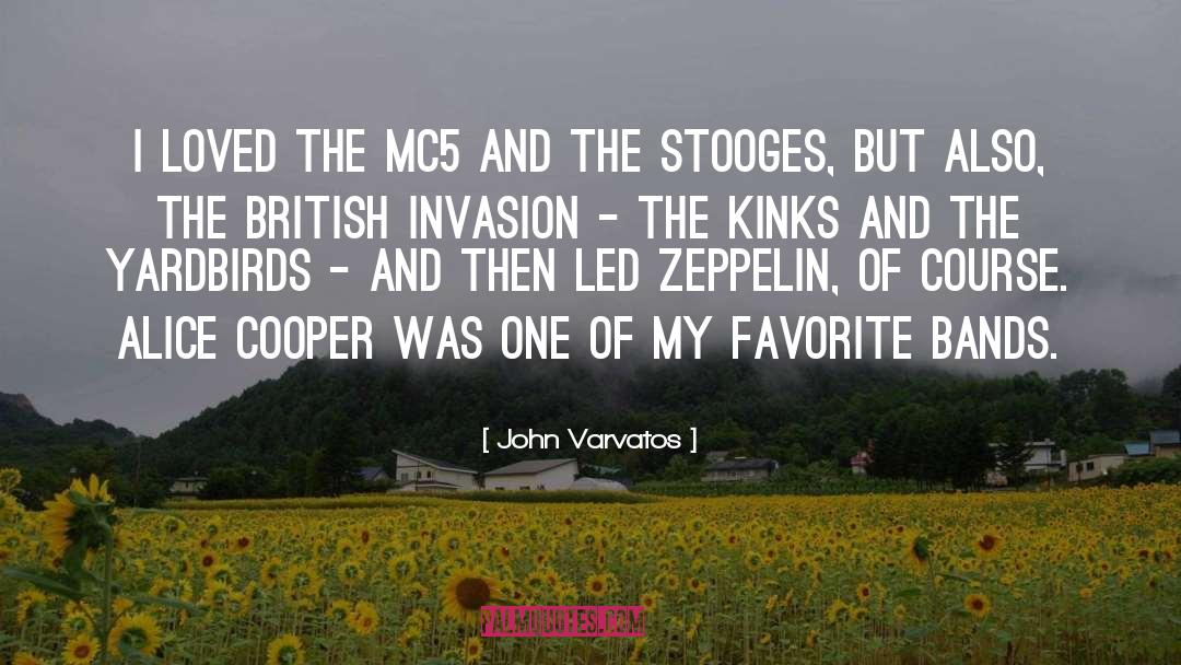 John Varvatos Quotes: I loved the MC5 and