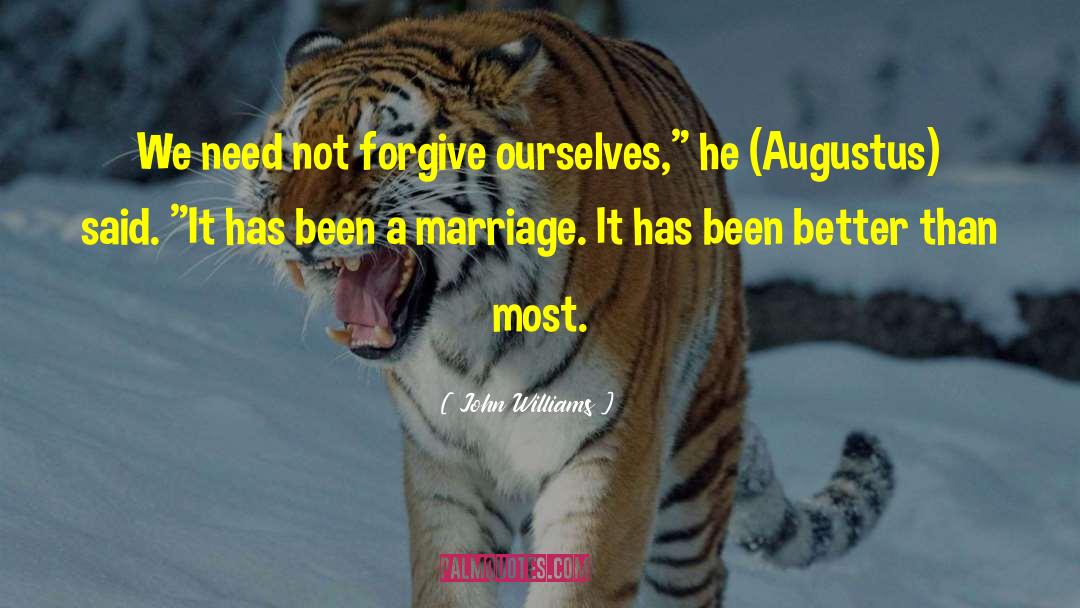 John Williams Quotes: We need not forgive ourselves,