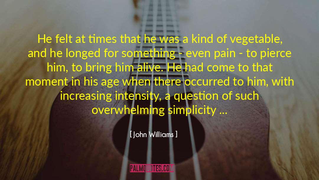 John Williams Quotes: He felt at times that