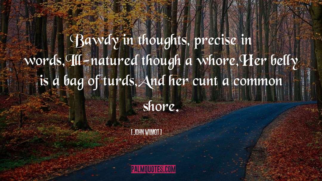 John Wilmot Quotes: Bawdy in thoughts, precise in