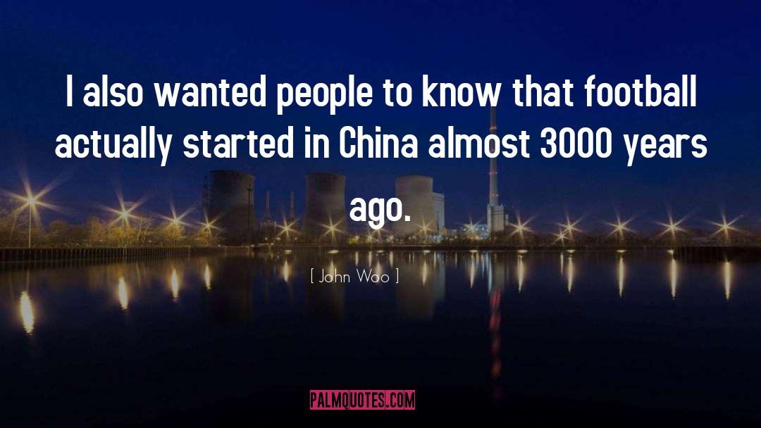 John Woo Quotes: I also wanted people to
