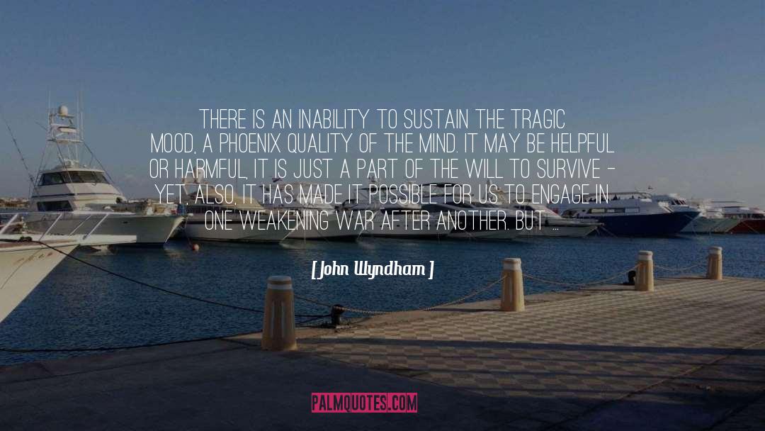 John Wyndham Quotes: There is an inability to