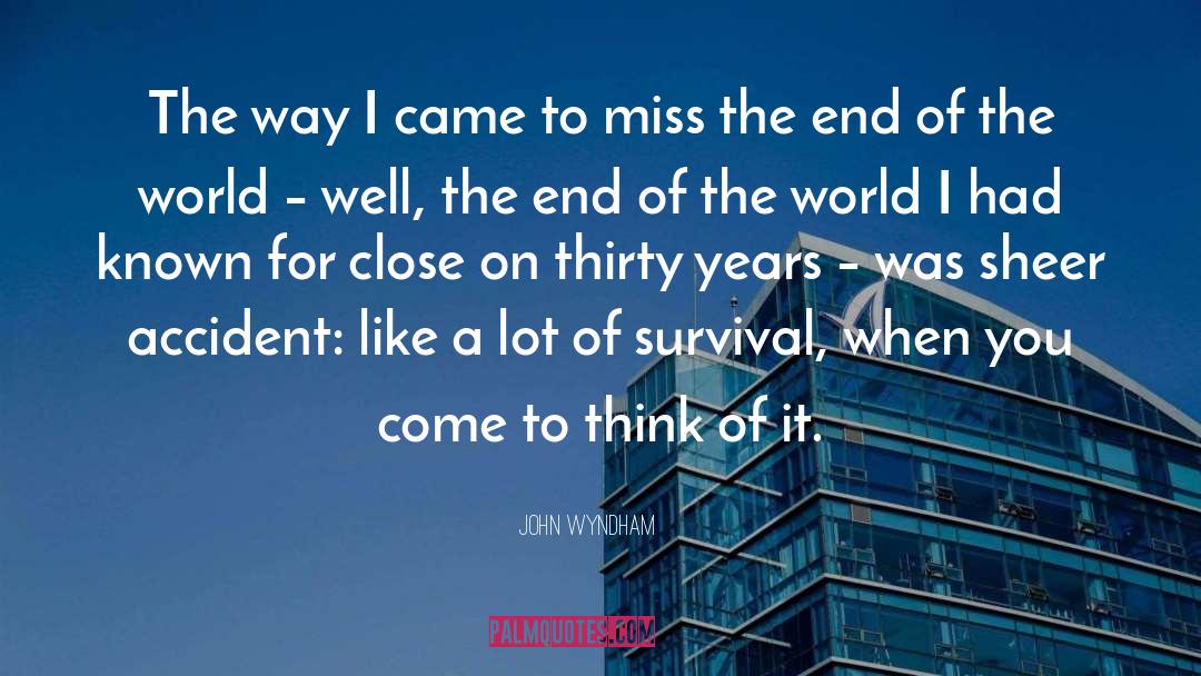 John Wyndham Quotes: The way I came to