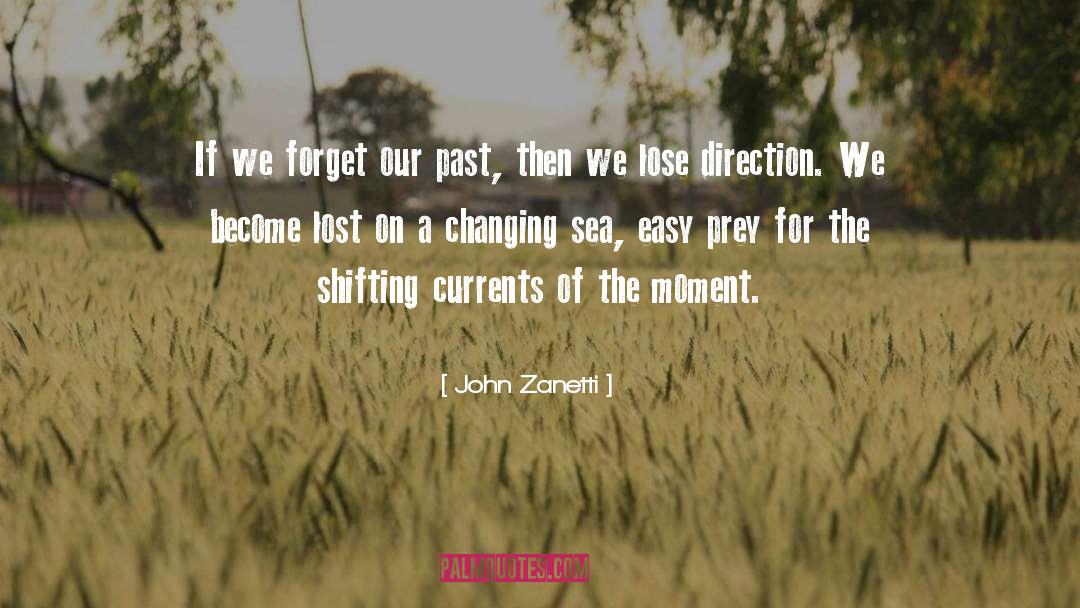 John Zanetti Quotes: If we forget our past,