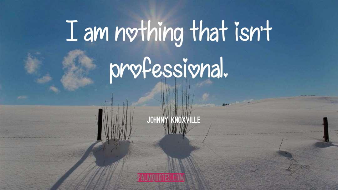 Johnny Knoxville Quotes: I am nothing that isn't