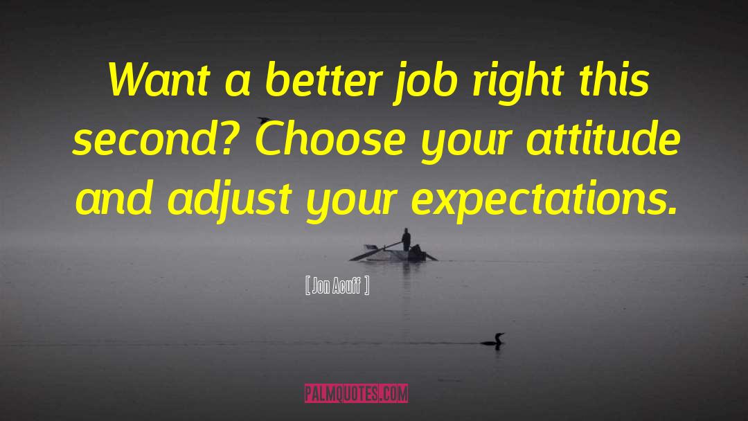 Jon Acuff Quotes: Want a better job right