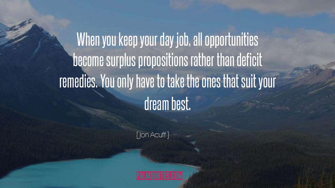 Jon Acuff Quotes: When you keep your day