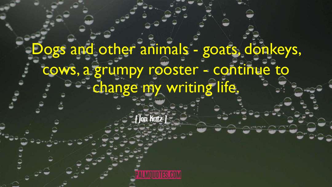 Jon Katz Quotes: Dogs and other animals -