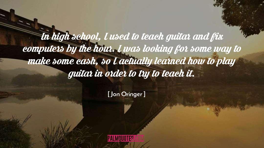 Jon Oringer Quotes: In high school, I used