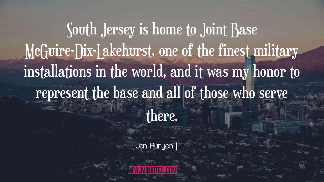 Jon Runyan Quotes: South Jersey is home to