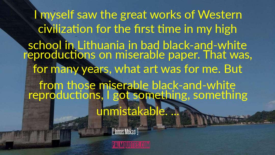 Jonas Mekas Quotes: I myself saw the great