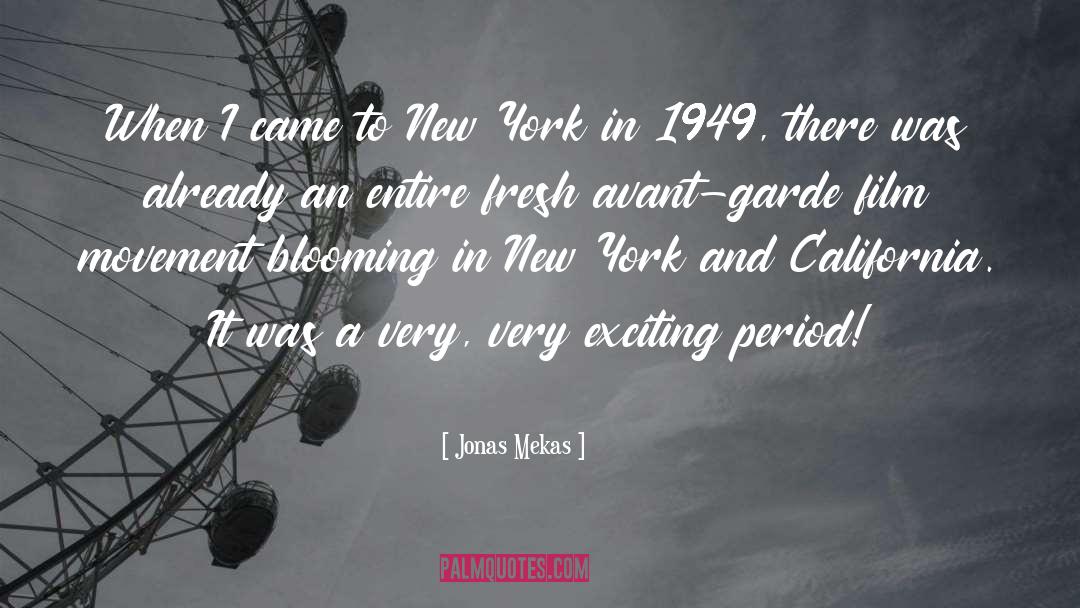 Jonas Mekas Quotes: When I came to New