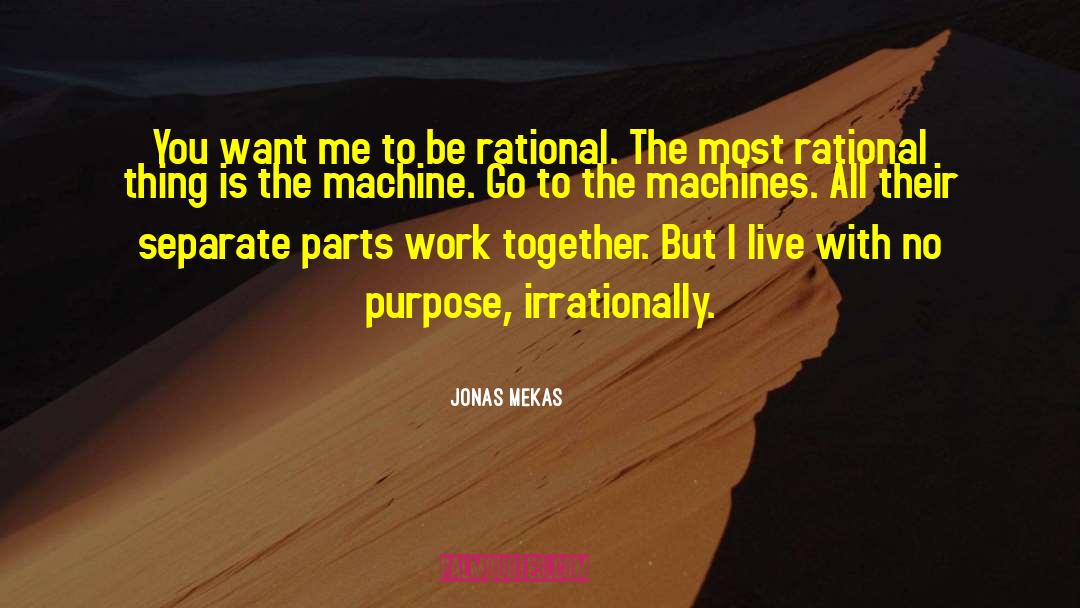 Jonas Mekas Quotes: You want me to be