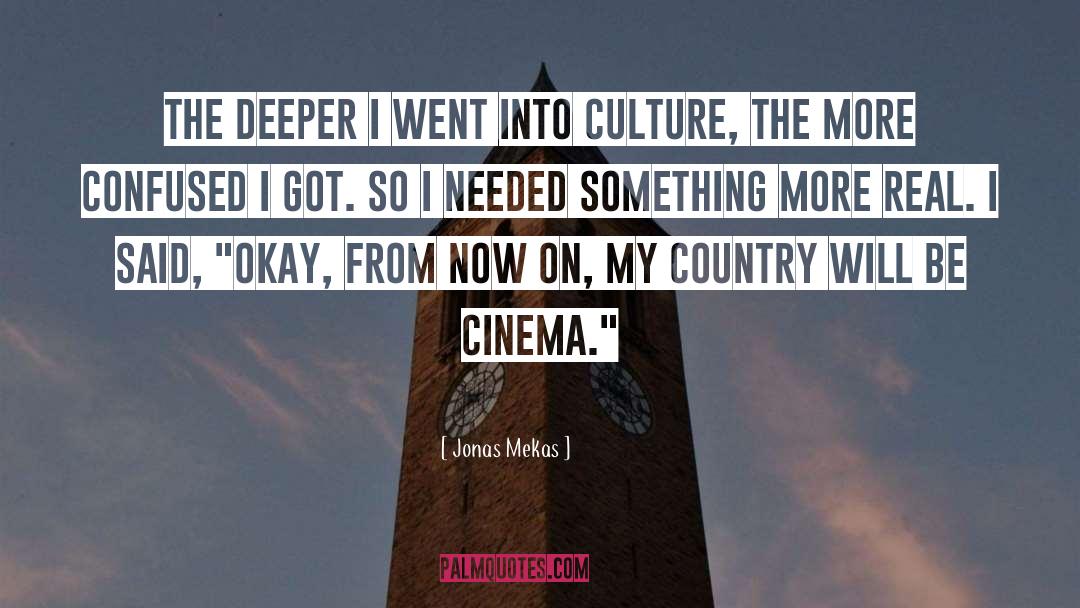 Jonas Mekas Quotes: The deeper I went into