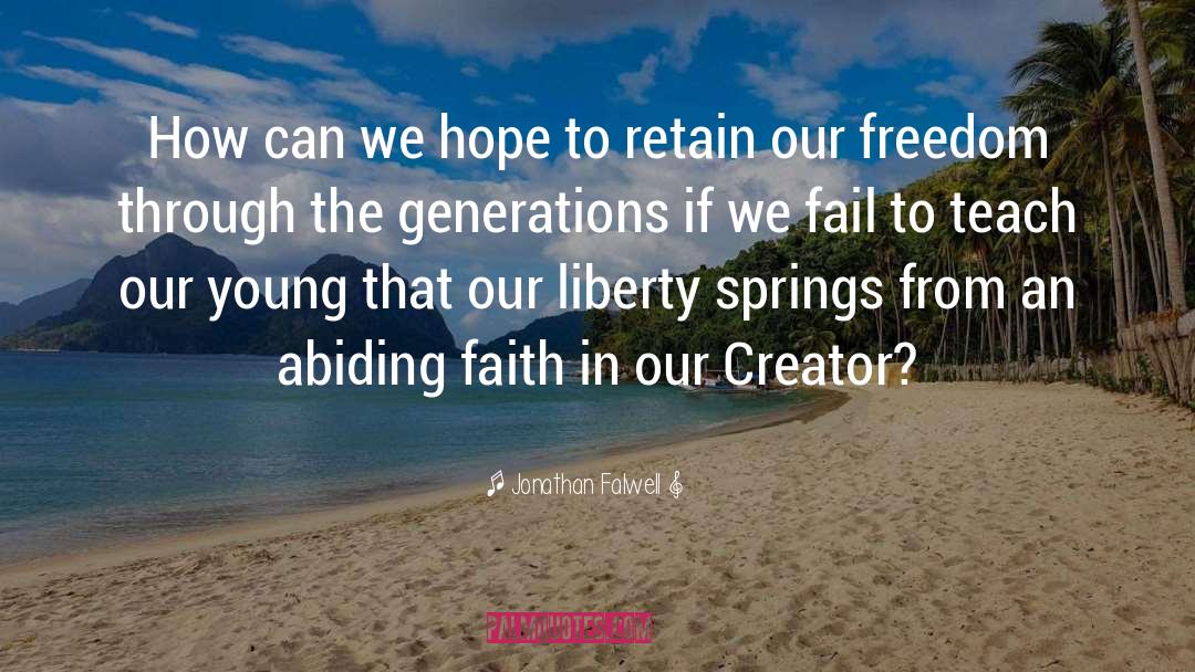 Jonathan Falwell Quotes: How can we hope to