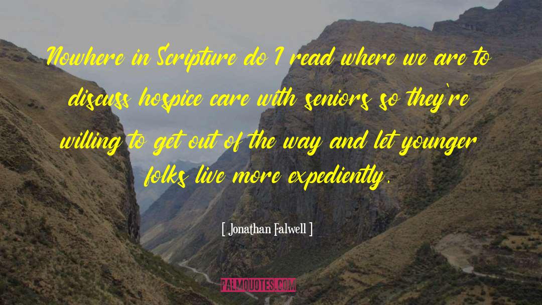 Jonathan Falwell Quotes: Nowhere in Scripture do I