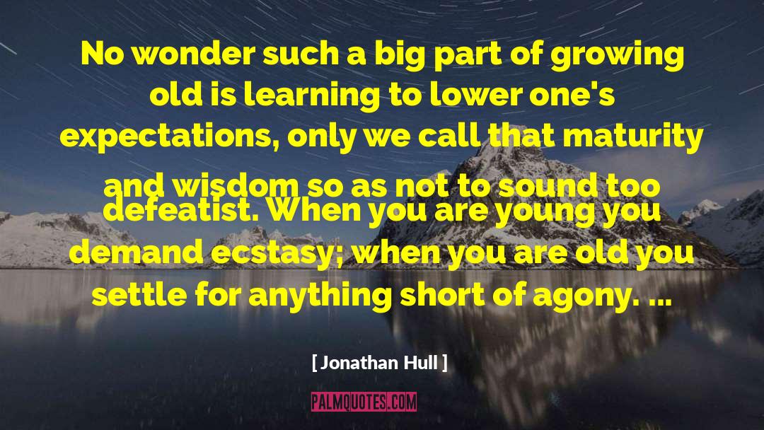 Jonathan Hull Quotes: No wonder such a big