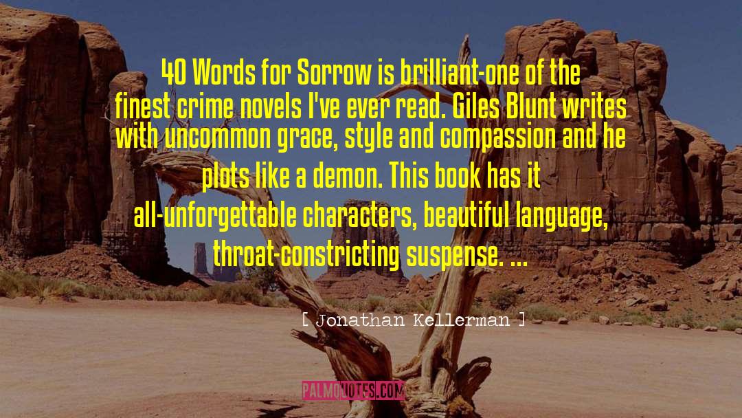 Jonathan Kellerman Quotes: 40 Words for Sorrow is