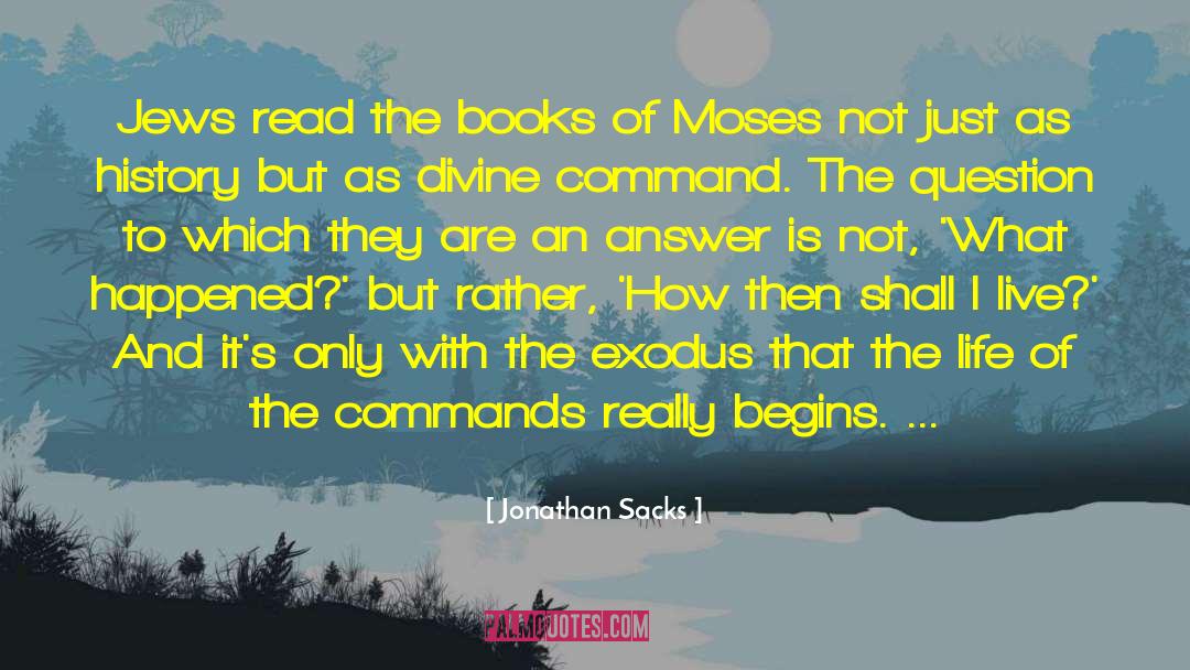 Jonathan Sacks Quotes: Jews read the books of