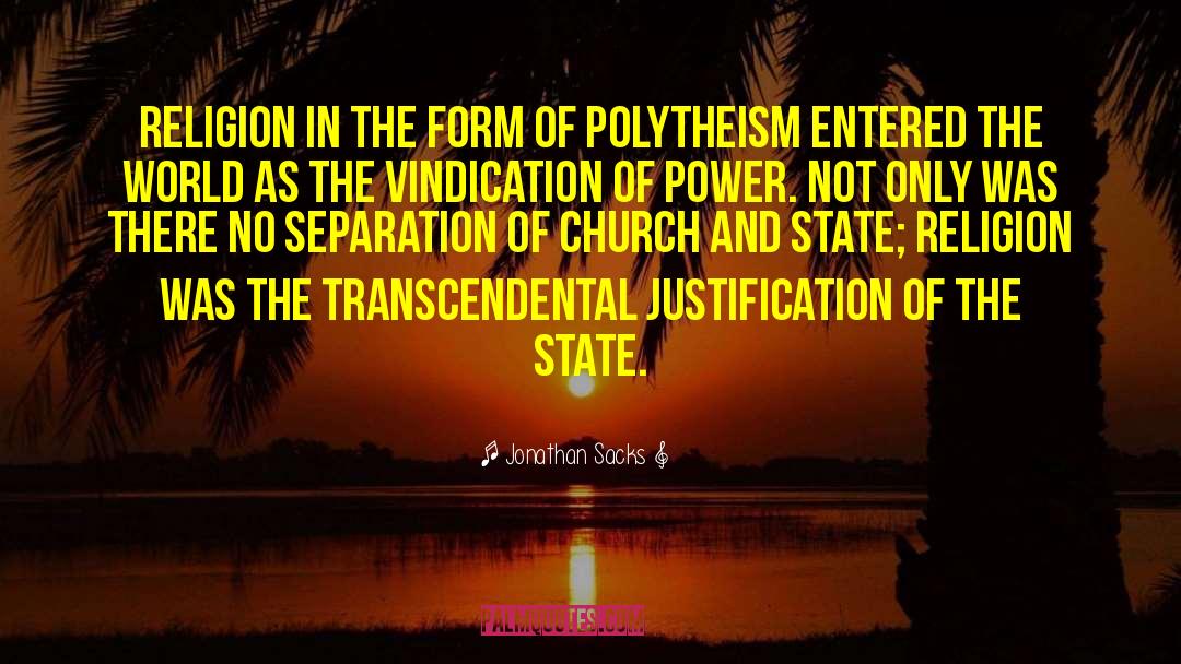 Jonathan Sacks Quotes: Religion in the form of