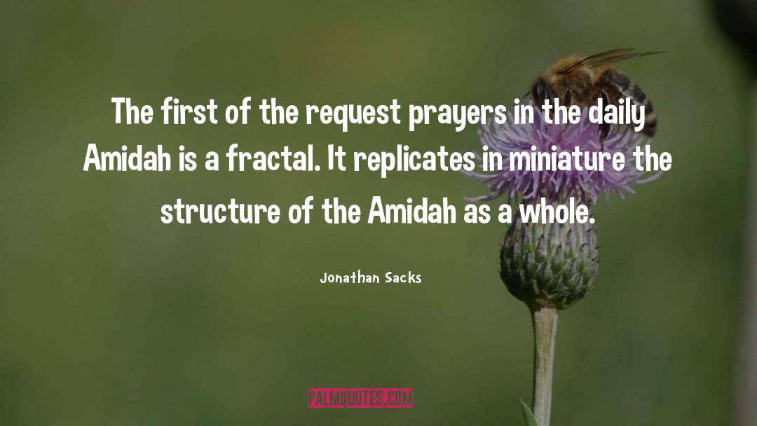 Jonathan Sacks Quotes: The first of the request