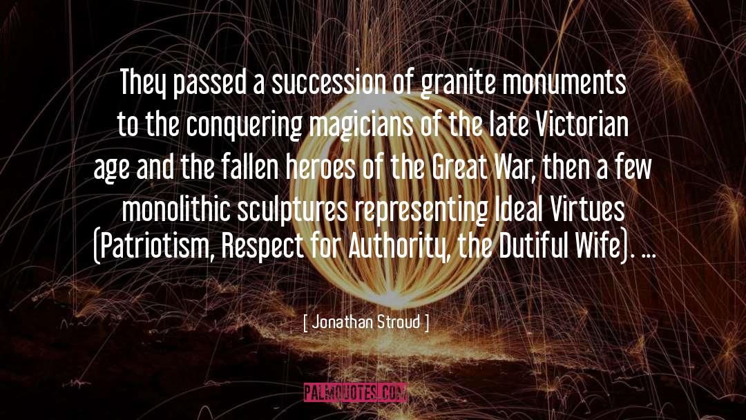 Jonathan Stroud Quotes: They passed a succession of