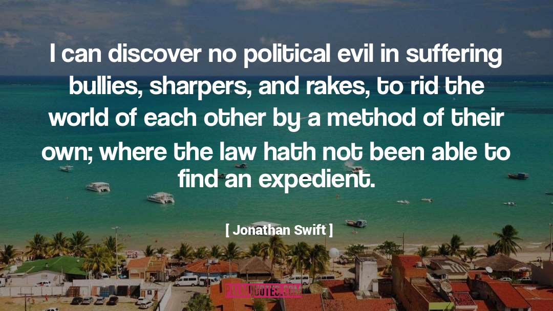 Jonathan Swift Quotes: I can discover no political