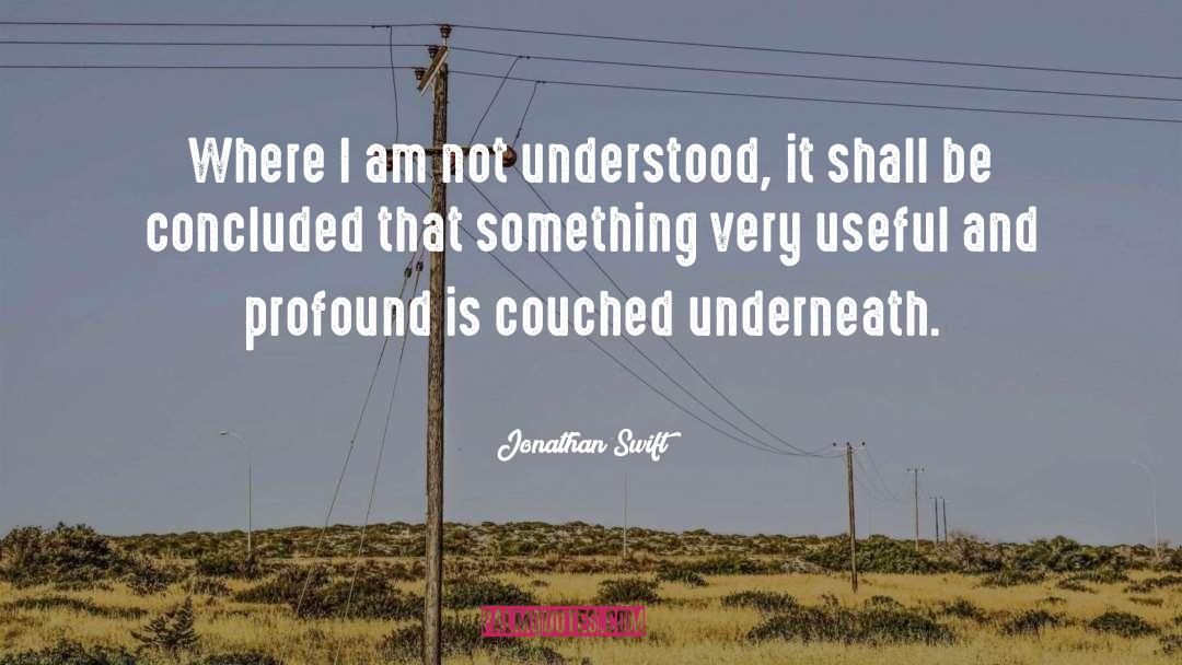 Jonathan Swift Quotes: Where I am not understood,