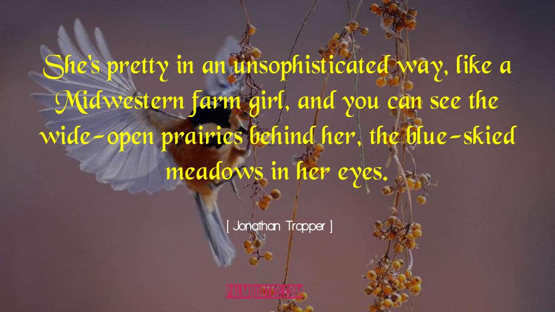 Jonathan Tropper Quotes: She's pretty in an unsophisticated