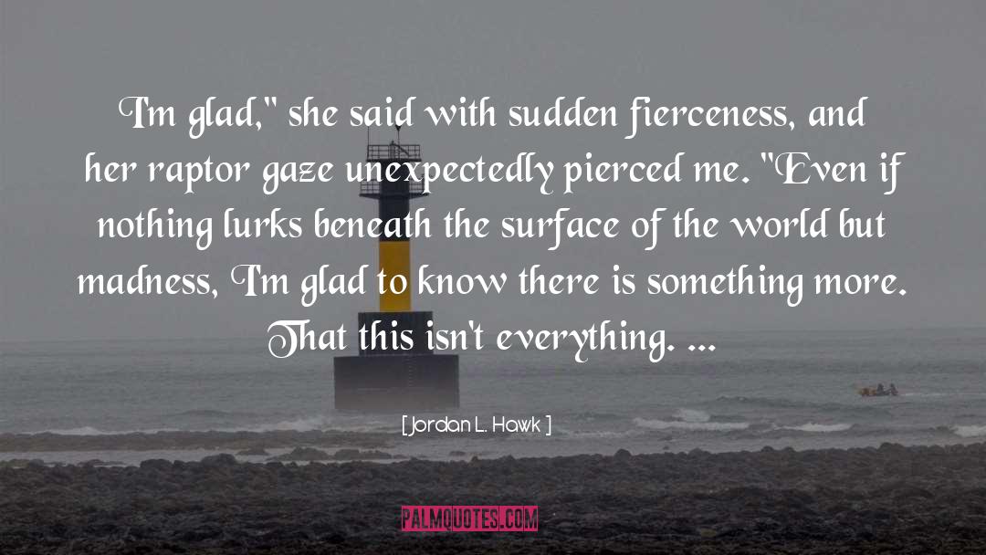 Jordan L. Hawk Quotes: I'm glad,