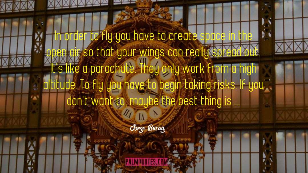 Jorge Bucay Quotes: In order to fly you