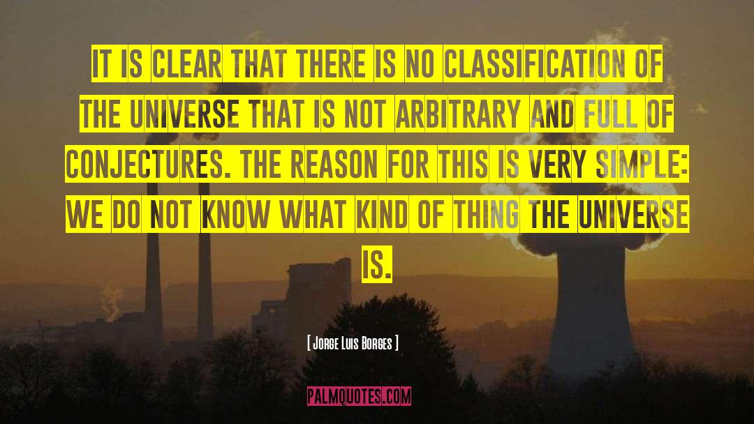 Jorge Luis Borges Quotes: It is clear that there