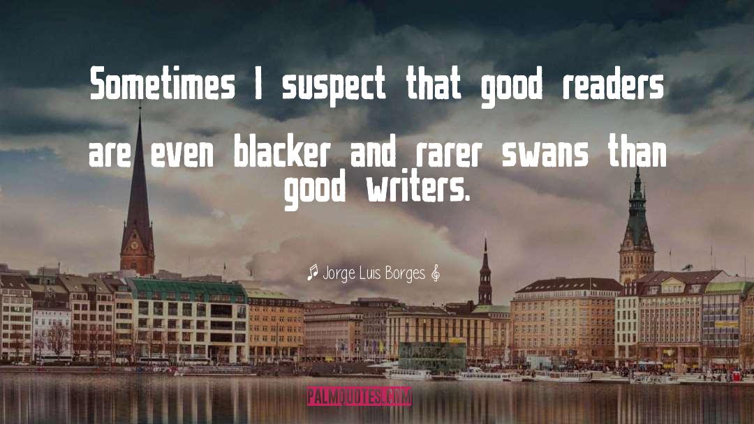 Jorge Luis Borges Quotes: Sometimes I suspect that good