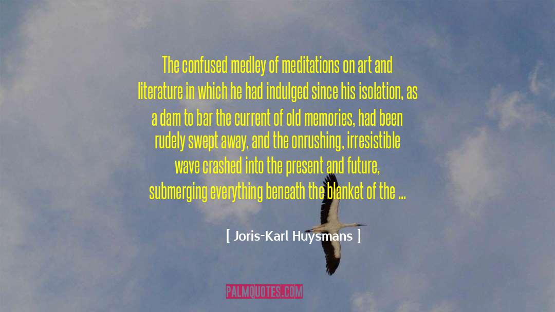 Joris-Karl Huysmans Quotes: The confused medley of meditations